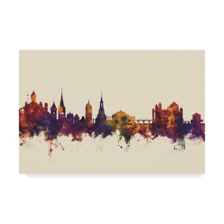 Michael Tompsett 'Schaffhausen Switzerland Skyline Iii' Canvas Art,30x47